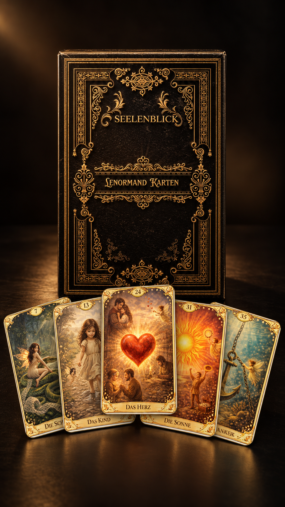 Das SeelenBlick Lenormand Kartendeck